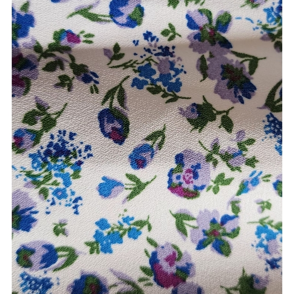 New H by Halston Women's Ditsy Floral Hi-Low Midi Skirt Light & Flowy Fe… - Picture 14 of 16